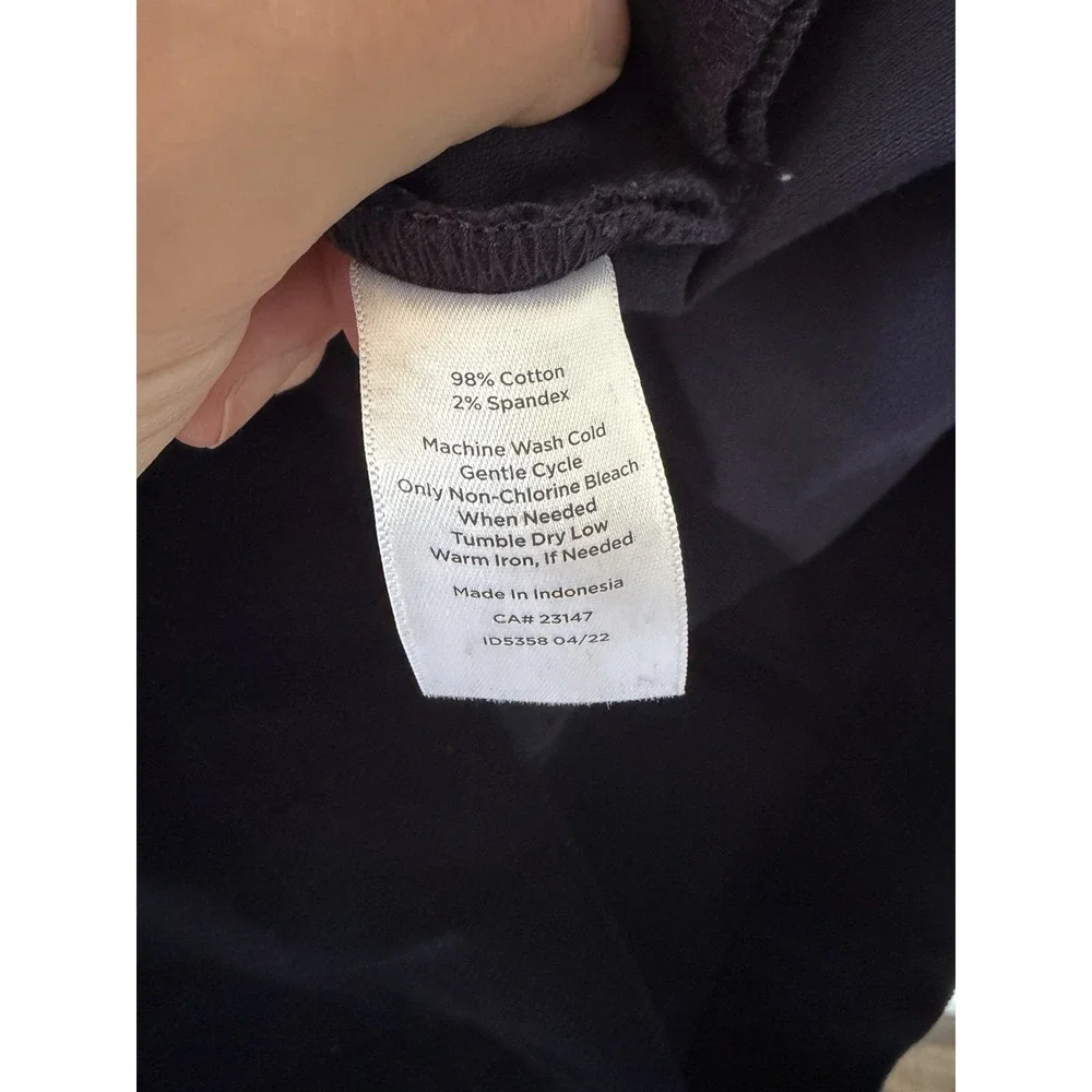 NWOT Talbots Women's Corduroy Pencil Skirt Navy Blue Sz 2P Petite Stretch Pocket